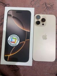 🔺 ايفون 16برو ماكس 256 شرق اوسط ماستر ذاكره256 ➖صحة البطارية95🔋 ➖رايدة...