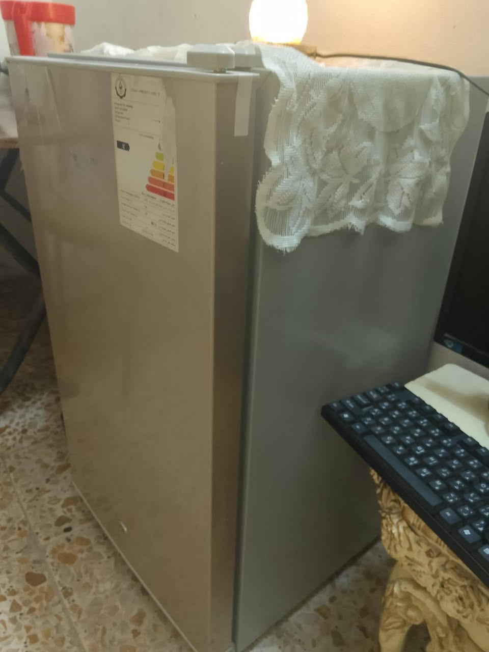 ثلاجه جديده حجم صغيره سعر 80قفل مدينه الصدر ‏‪***********‬‏
