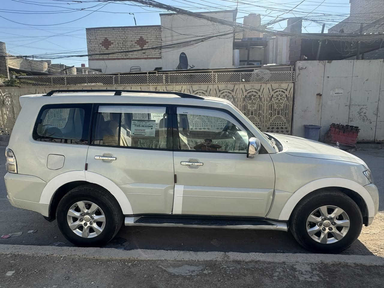 باجيرو 2014
اللوان صدفي رقم واسط
فول خليجي 
ماشية 226 الف
كشنات جلد كهربائية 
6 سلندر  3500
كير محرك نظيف
فتحه سقف 
شاشه كامره  
حساس خلفي أمامي 
مري شفط 
تبريد 3 قطع 
دشبول ودواخل موشم اسود 
ويل كب تايرات تخم جديد
لد خلفي لايتات زنون
7 راكب 
باقي مواصفات 
السيارة مصبوغة صبغ عام ….
السعر 115$ 
إي استفسار  
***********
مكان السيارة بغداد البلديات
