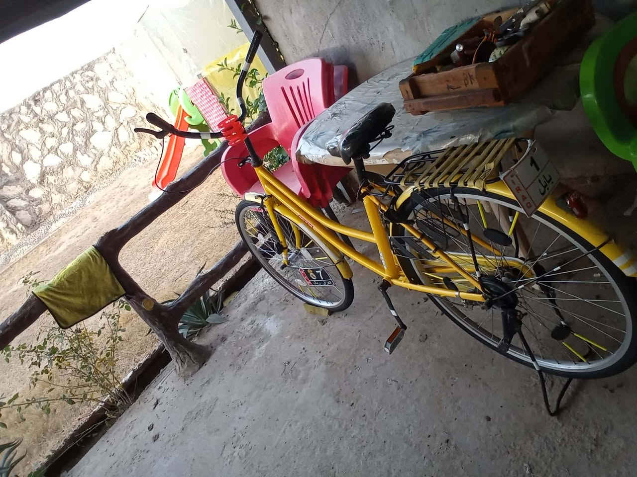 السلام عليكم
بايسكلات للبيع موديل 23 البايسكل كامل مابي اي نقص لون ليموني مميز المكان بابل طريق سده محاويل السعر 110 وبي مجال للتواصل ***********
