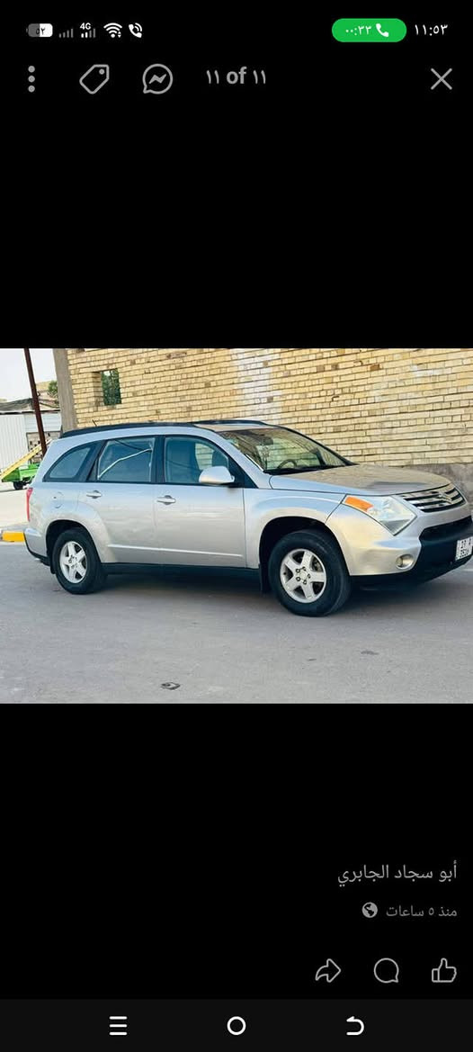 سياره سوزوكي البيع محرك وكير شرط السياره جاهزه تبريد شرط ثلاثه قطع شغار  ونضيفه بيه بس جاملغ صبغ ماعايزه كلشي العنوان السماوة السنويه جديده السعر 78ورقه وصره اكبالك ***********
