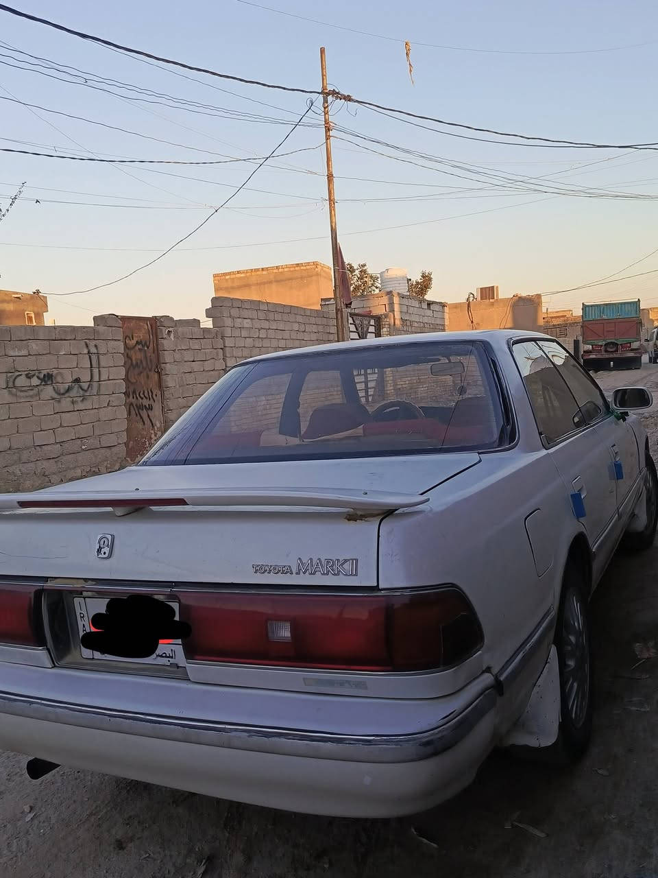 السلام عليكم
سيارة مارك موديل 91 السنوية لـ29 مشروع وطني المالك الناصرية الشطرة رقم بصرة مداور مشروط المكان المثنى قضاء الخضر گير حدادية محرك نضيف السعر 40 وبيها مجال قليل 
الاتصال على الرقم ( ***********) او مراسلة الصفحة
