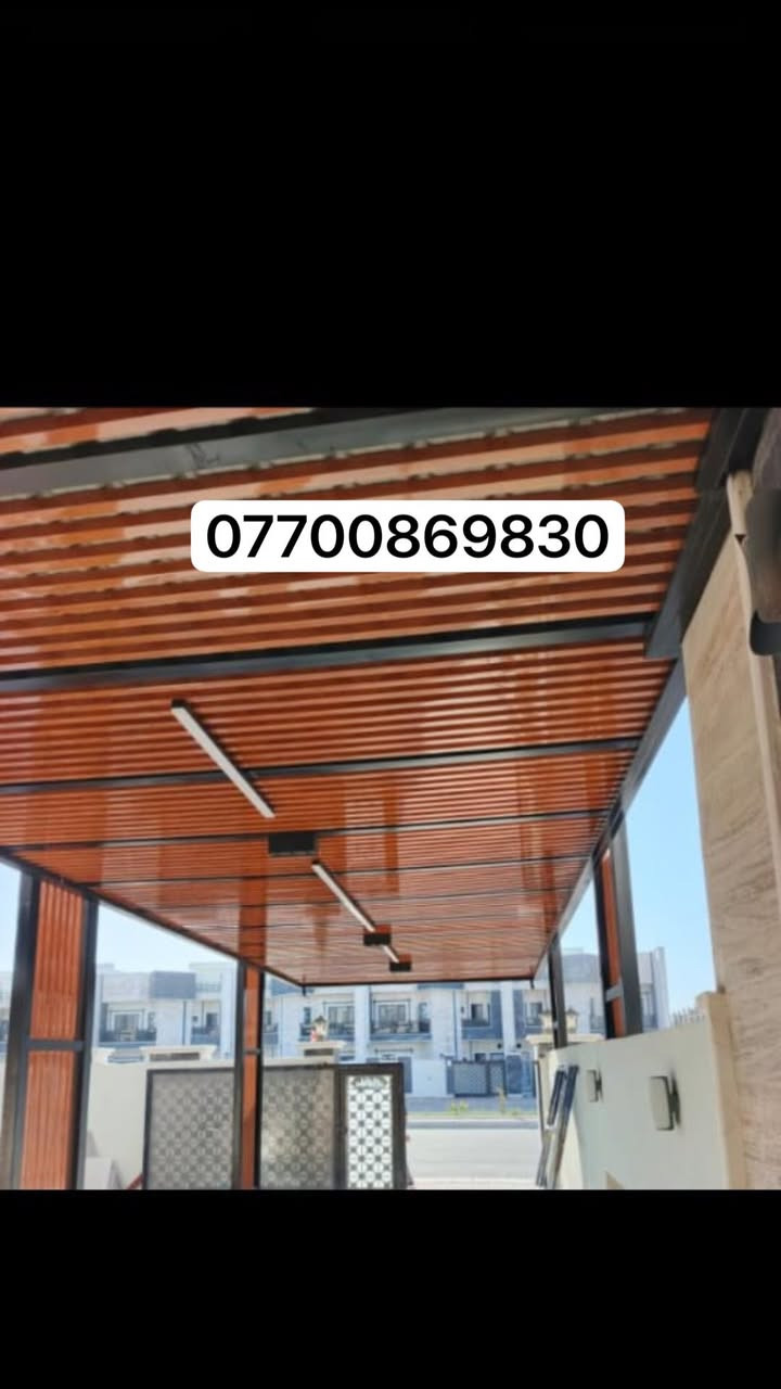 ورشة  لعمل سقائف الكيسبان ☂️☂️
وجميع انواع السقائف  المنيوم وخشب  كيربي..سندويج بنل ..مظلات تغليف زجاجي ...لدينا افضل🕺🕺 العروض للقطاع العام والقطاع الخاص للمساحات الكبيرة ...اعمالنا في جميع أنحاء البصرة من الفاو إلى الكرنة المدينة 
للاستفسار اكثر اتصلو بنا أو مراسلتنا على الرقم الخاص للصفحة 
***********📞📞
الحديد 2ملم 
كيسبان 0/5
صبغ اساس
