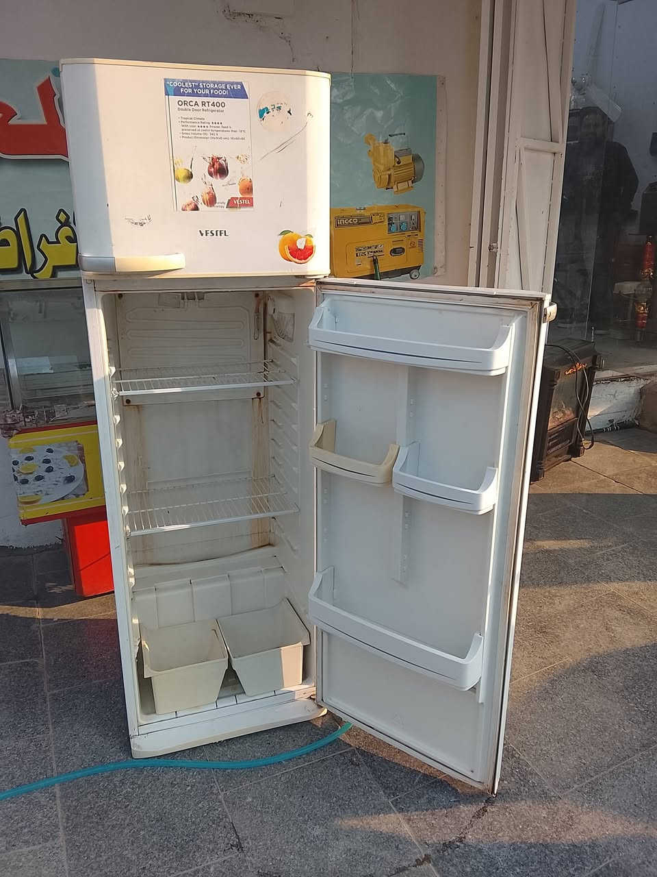 ثلاجه جدآ مناسبه شرط الفحص 🩺والضمان 
18قدم تجميد وتبريد مابيه اخياس ابيع ضمان 💡
سعر (150)الراغب بشراء يتفضل خاص أو يتصل📞 ***********،،،👈 واتساب ***********
#العنوان الجديد شارع قوس المستشفى 🏢
مقابيل البطاقه الوطنيه
