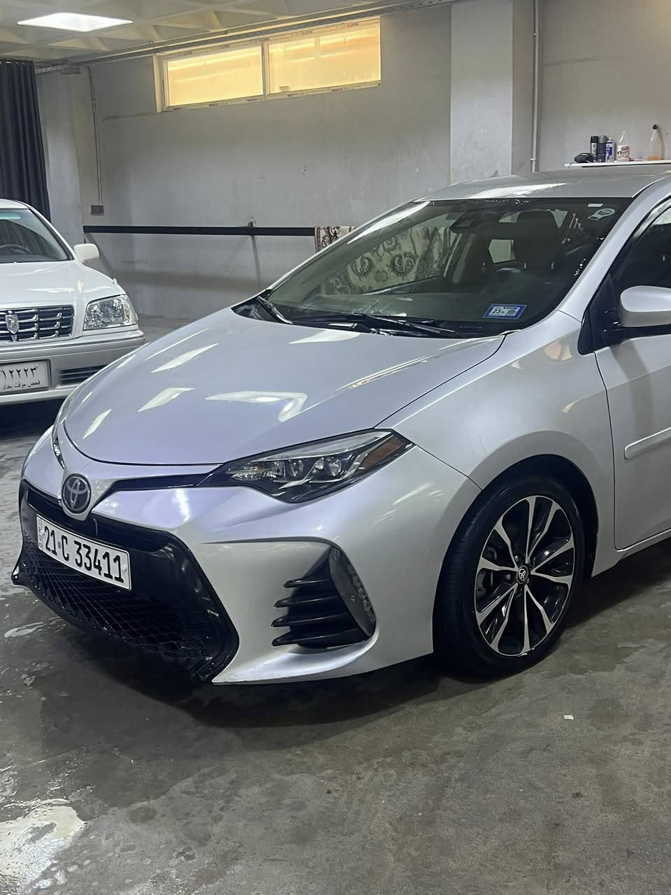 تيوتا كورلا 
2019
وارد امريكي 
لون سلفر 
فئه se
رقم سليمانيه هزه سنويه رقم جديد
السياره ماشيه 55 الف حقيقي 
تختم تاير حداديه كله جديد
بدون ايرباك بدون دواخل 
قطعه وحده صبغ فقط جامرلغ الامامي 
لغود شاصي بطانه بدون قطره دواخل 
كشن جلد 
ويل كروم 17 بلادي
لايت لد دبل عدسه
4 دسك
3 انضمه قياده 
كير سكان
نضام سبورت
السعر 159 وبيهه مجال شي بسيط 
***********
العنوان قضاء كلار
