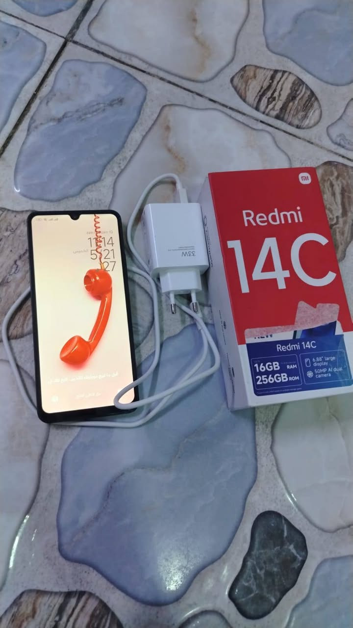 ريدمي 14 سي  ذاكرة 256  رام 16 للبيع.    120 قفل


**إذا كنت صاحب هذا الإعلان وتريد حذفه لأي سبب، رجاءا أرسل رسالة إلى الدعم الفني**