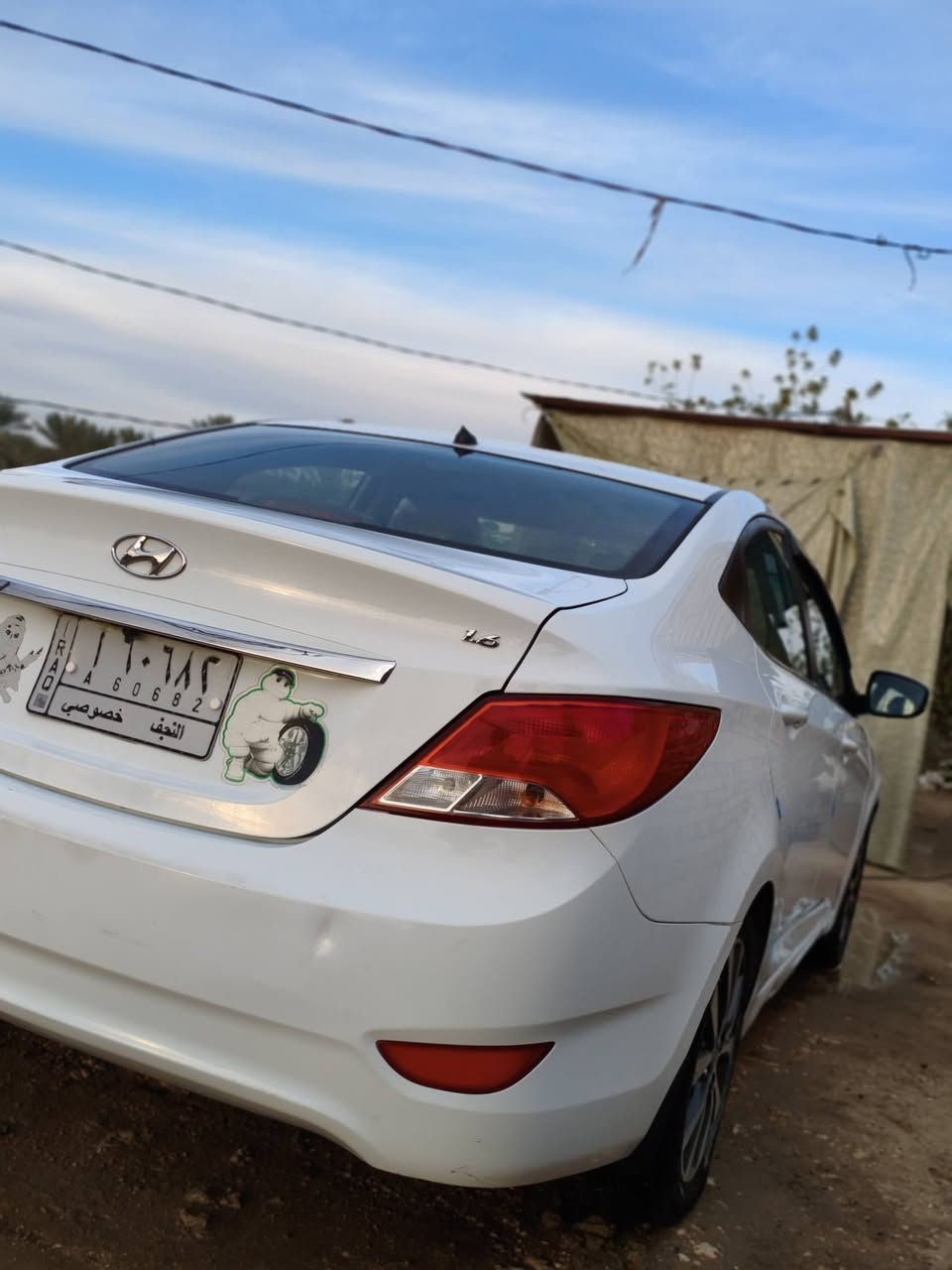 السلام عليكم 
للبيع 
اكسنت 2016
فول مواصفات فتحه 
تحكم سيتيرن 
تبريد ثلج 
سياره جاهزه 
مكفوله عده  بارد قليل 
تخم تاير نظاف 
سياره احله من الصوره 
السعر 115وبيه مجال 
التواصل اتصال على رقم 
***********
مكانه ديوانيه شاميه
