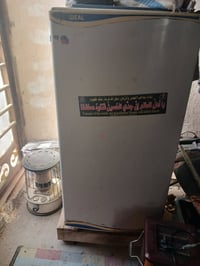 ثلاجه ايديال • طباخ منضدي • برميل نفط ثقب صغير