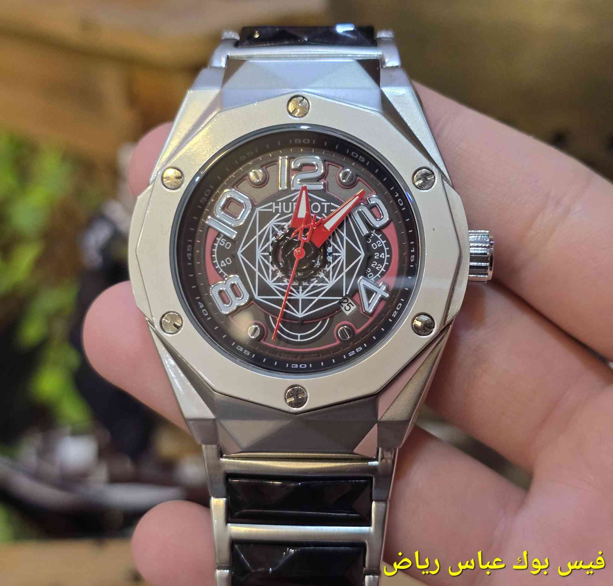 ساعه ماركه.....
ماكنة كوارتز مقاومة للماء وزن ثقيل
 سير تركيب مثل الحجر 
كامل ختومات قفل فراشة (تفاصيل داخل فيديو)
السعر 25 ألف مع التوصيل (سعر ثابت)+ضمان شهر كامل


**إذا كنت صاحب هذا الإعلان وتريد حذفه لأي سبب، رجاءا أرسل رسالة إلى الدعم الفني**