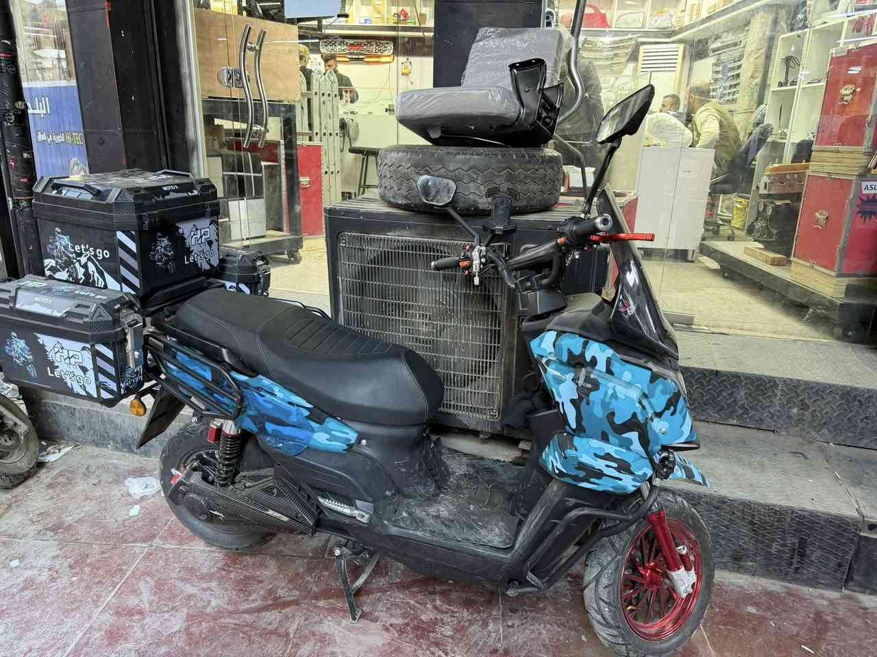 سلام عليكم 
دراجه للبيع شحن اخت الجديده مكاني بغداد المنصور 
اي استفسار اتصال ***********
***********واتساب
