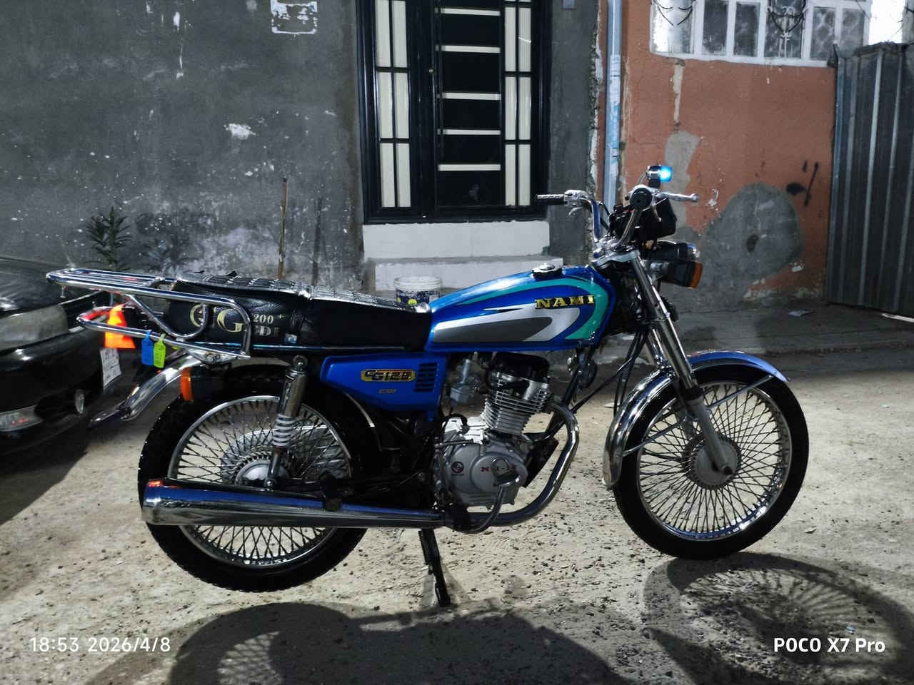 اخوان دراجه 4كير نامه🏍
 مديل 2020 ❤
الدراجه نضيفه شوفت عينك👀 وكيلهاالعارضي 👨🏻
 الدراجه مفتوحه ولفات فقط🔧
 مكان الدراجه نجف حي الميلاد🏠 السعر750 وبيها مجال لطيبين👉🏻
 رقم الهاتف ***********📱
