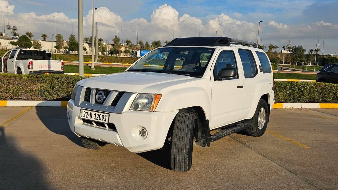 Nissan xterra 
مۆدێل 2008
٣ پارچەو نیوی هەیە 
کەمەک شانسی هەیە چاک کرایتەوە بەس  نەبرایتەوە 
گێر و مەکینە بەشەرت 
بەناو کردن بەشەرت
٨٦$مه جاليكى كه م
***********
هه ولئر أربيل, العراق
