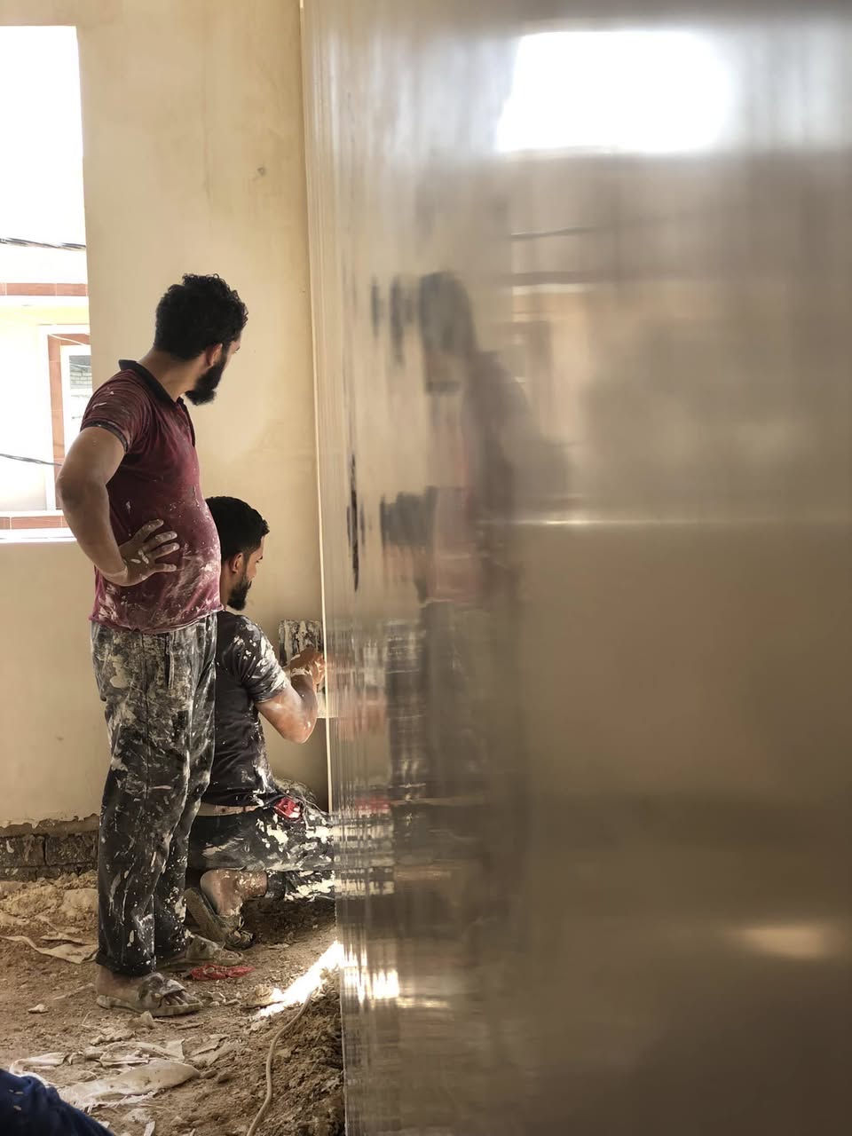 كادر جص وبورك م̷ـــِْن الموصل م̷ـــِْن اربع خلفات مبيت بنفس الموقع والاتزام بلكلام والمواعيد وشغل سرعة ونضافة عمل بغداد ومن •اللّـہ̣̥ التوفيق  *********** ***********
