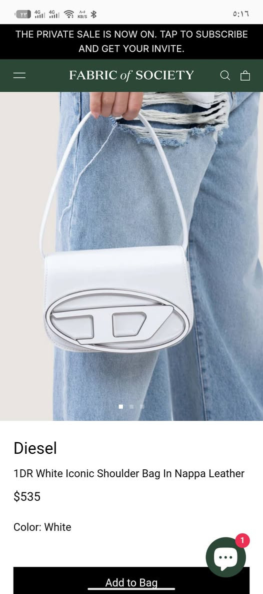 جنط لون ابيض وأسود نسائية من ماركة ديزل (Diesel)


**إذا كنت صاحب هذا الإعلان وتريد حذفه لأي سبب، رجاءا أرسل رسالة إلى الدعم الفني**