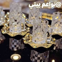 استكان كرستال • ٦ قطع • العزيزية