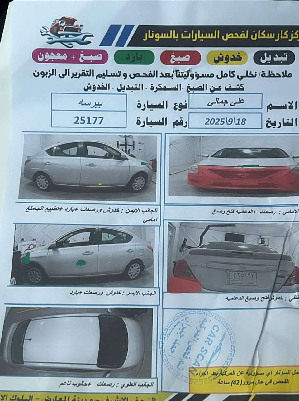 نيسان فيرسا 2016
حادث دعاميه اماميه فقط
محرك وكير وحداديه وتايرت تخم جديد قبل سبوع شتريته 
سونار كدامك شرط مداور 
سعرها 88بيها مجال 
***********
