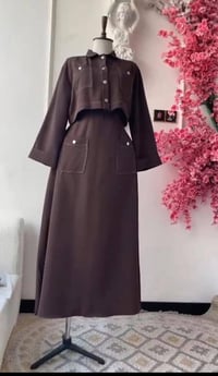 فستان ويا كنزة • دابل تركي • مقاسات ٣٨-٤٨