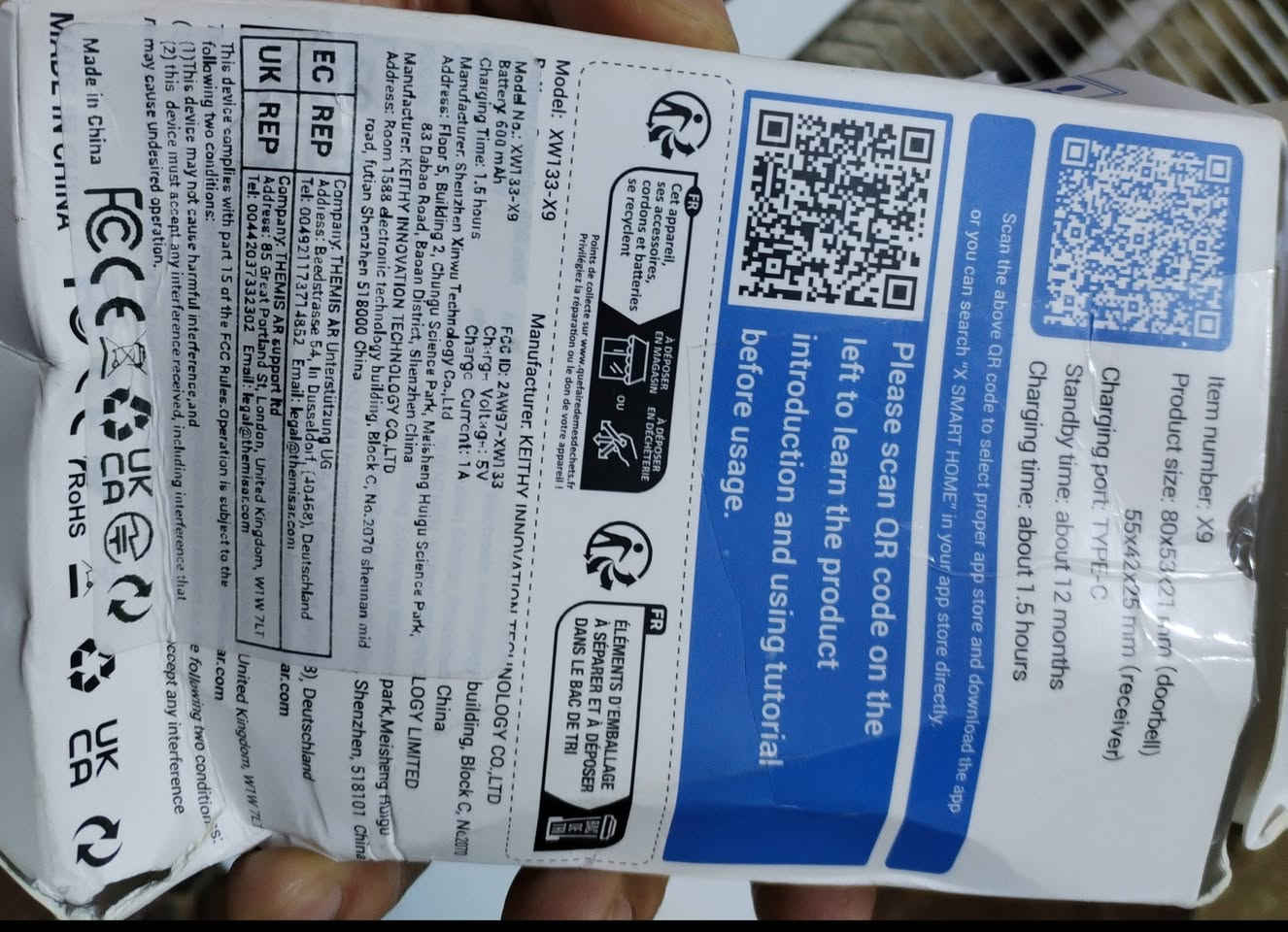 جرس كامره واي فاي بسعر مناسب


**إذا كنت صاحب هذا الإعلان وتريد حذفه لأي سبب، رجاءا أرسل رسالة إلى الدعم الفني**