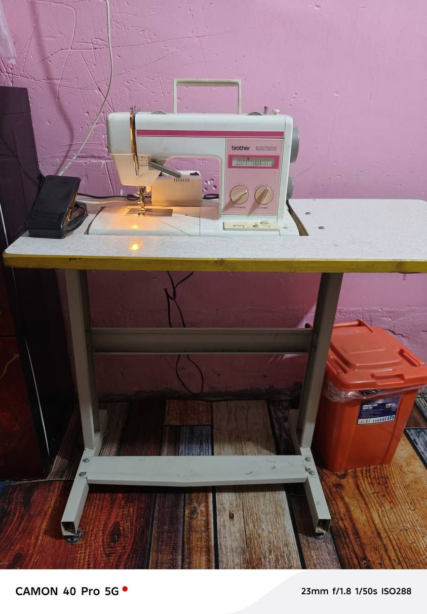 سلام عليكم مكينه كومبال براذر اصلي فقط دواسه بيها خلل كدامك شغاله وفول ماشالله مكاني طويريج السعر 125وبيها مجال بيع مستعجل 
للاستفسار *********** بي وتساب هم ❤️
