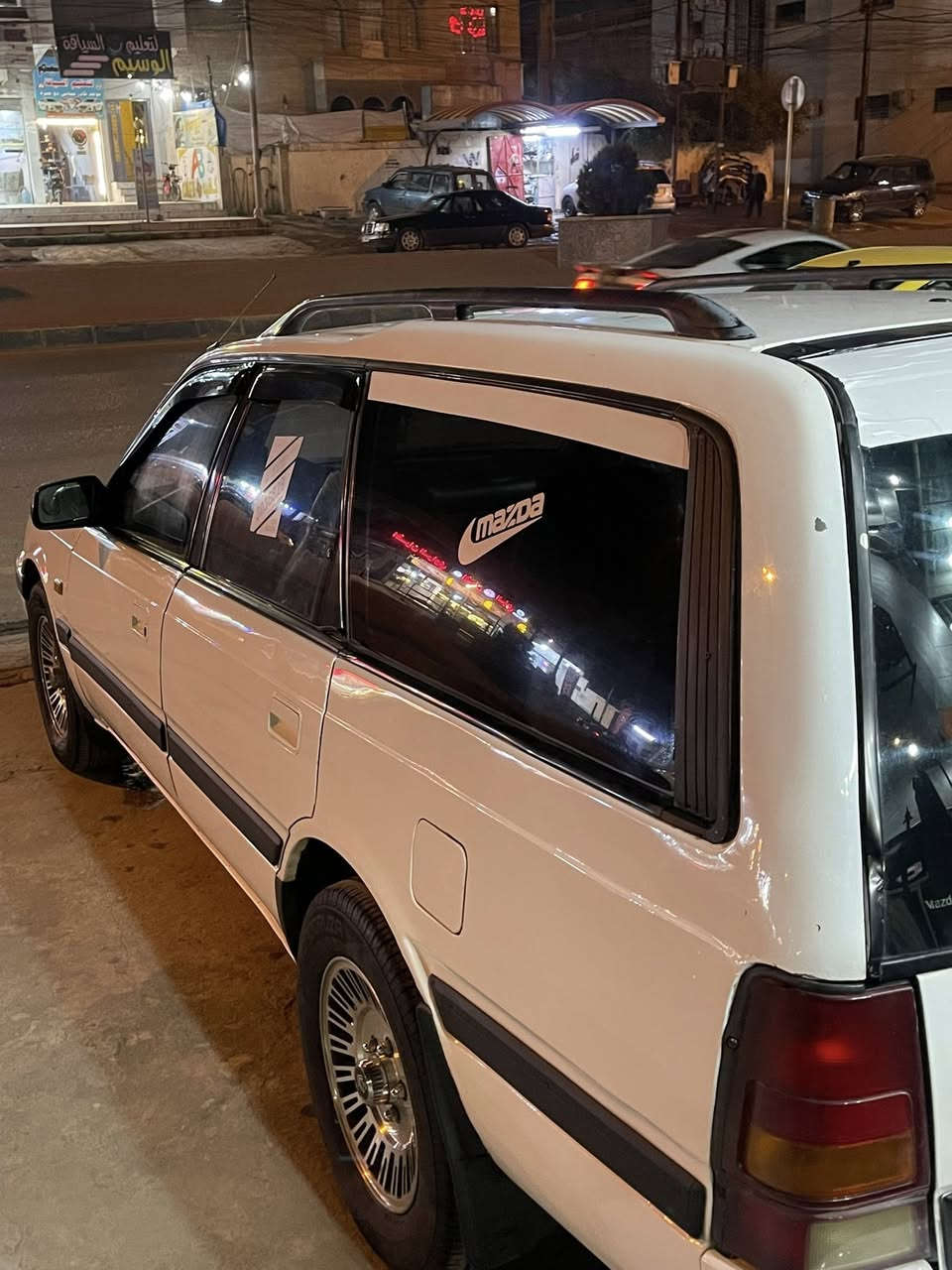السلام عليكم
مازدا استيشن 626محرك 8 بخ
السيارا رقم اربيل شرط التحويل والوكاله 
بيها جم قطعه صبغ ابيعلك حزام 
محرك كير شرط ذهب 
وايرمنيه شرط عل فحص 
مكاني موصل ايسر  
لااستفسار الاتصال على *********** بي واتساب
