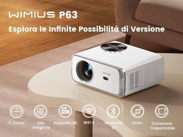 🔥جهاز العرض الداتا شو WiMiUS P63 🔥
🔥 يتميز بدقة أصلية تبلغ 1080 تدعم 4k🔥
مع هدية برنامج مفتوح بدون اشتراك جميع القنوات الرياضية الناقلة للدوري بن سبورت مع جميع القنواة الأفلام والمسلسلات العربية مع مكتبة ضخمة من الأفلام.. 
🚨ونظام Android TV مدمج في نظام سريع وسلس 🚨
📽️ويدعم تقنيات الاتصال الحديثة مثل Wi-Fi 6📽️
 و Bluetooth 5.2. 📲🎬 🥰ضمان فحص واستبدال 🥰
المواصفات الرئيسية :-
يتميز جهاز العرض WiMiUS P63 بمجموعة من الميزات المتكاملة والمفيدة للاستخدام المنزلي وفي المدارس والمعاهد والجامعات .

🔴 الدقة والسطوع: دقة أصلية تبلغ 1920 × 1080 بكسل، ويدعم إدخال إشارة 4K. يبلغ سطوعه حوالي 750 لومن ANSI (أو 650 ANSI حسب بعض المصادر). 28000 لومنز 
🔴 نظام التشغيل: مزود بنظام Android TV مدمج، مما يتيح الوصول المباشر إلى أكثر من 7000 تطبيق، بما في ذلك Netflix و Prime Video و Disney+ وغيرها، دون الحاجة إلى أجهزة بث خارجية.
🔴 الميزات الذكية: يشتمل على تركيز كهربائي مبتكر (Electric Focus) لتوضيح الصورة في ثوانٍ قليلة عبر جهاز التحكم عن بعد، وتصحيح انحراف رباعي النقاط (4-point keystone correction) لتعديل زوايا الصورة بسهولة. تعديل الزوايا تلقائي يحتوي على كامرة أمامية. 
🔴 الاتصال: يدعم أحدث تقنيات Wi-Fi 6 و Bluetooth 5.2 لنقل بيانات أسرع وأكثر استقرارًا، وربط مع جميع الأجهزة والاصدارات بدون تقطيع أو تأخير .. 
🔴 ويتضمن منافذ HDMI مزدوجة، ومنافذ USB مزدوجة، ومنفذ AV، ومقبس سماعة رأس.
🔴 الصوت: يحتوي على مكبري صوت مدمجين بقوة 10 واط. استريو صوت عالي ونقي . 

🔴 عمر المصباح: تستخدم تقنية إضاءة LED، بعمر افتراضي يصل إلى 30,000 ساعة. 
🔴 يغطي مساحة عرض ٧ متر مع خاصية التكبير والتصغير ، 
🔴 فوكس تحكم عن طريق الازرار الموجودة في أعلى الجهاز او عن طريق الرمونت كونترول  اوتو كيستون لتصحيح انحراف الزوايا . 
🔴 ذاكرة داخلية 32 كيكا والعشوائية 1 كيكا نظام سلس سريع التحكم والتنقل بين البرامج . 
🔴 الربط مع الهاتف الاندرويد والايفون لاسلكي بدون انترنت 
عن طريق خاصية المشاركة الاسلكية المثبتة ولا تحتاج إلى تثبيت .
🔴 تبريد مزدوج الجوانب يعطي انسيابية في تبريد عالي التوزيع 
لمشاهدة الأفلام بدون توقف . مع خاصية تنقية الغبار لتقليل من حدوث بقع سوداء . عدة تنظيف ملحق مع الجهاز.
🔴 المحتويات ستاند منضدي كيبلات ورمونت وكتلوك وعدة تنظيف . 
🔴 الجهاز جديد استيرادنا الخاص سعر الجهاز على الخاص يوجد جملة ومفرد 
وفرناه لكم  عرض لمتابعينا 
هدية مع الجهاز تنصيب مكتبة افلام وقنوات سنة كاملة
تنصيب سينمانا.
نعتذر عن كتابة الأسعار وذلك للحفاظ على تفاعل المنشور
السعر ١٢٠ الف. 
توجد اسعار جملة ايظا 
للحجز والاستفسار مراسلة الصفحة ✔️
توصيل بغداد ومحافظات 5 الف 🚗
واتساب 
*********** 
يسعدنا انظمامك إلى عائلة wimus والاستمتاع بمشاهدة سينمائية 😍#داتاشوسمارت
#داتاشو #بروجكتر #عارض_سينمائي #داتاشو#بروجكتر #بروجكتر #عارض_سينمائي #داتاشو #بروجكتر #عارض_سينمائي #داتاشو
