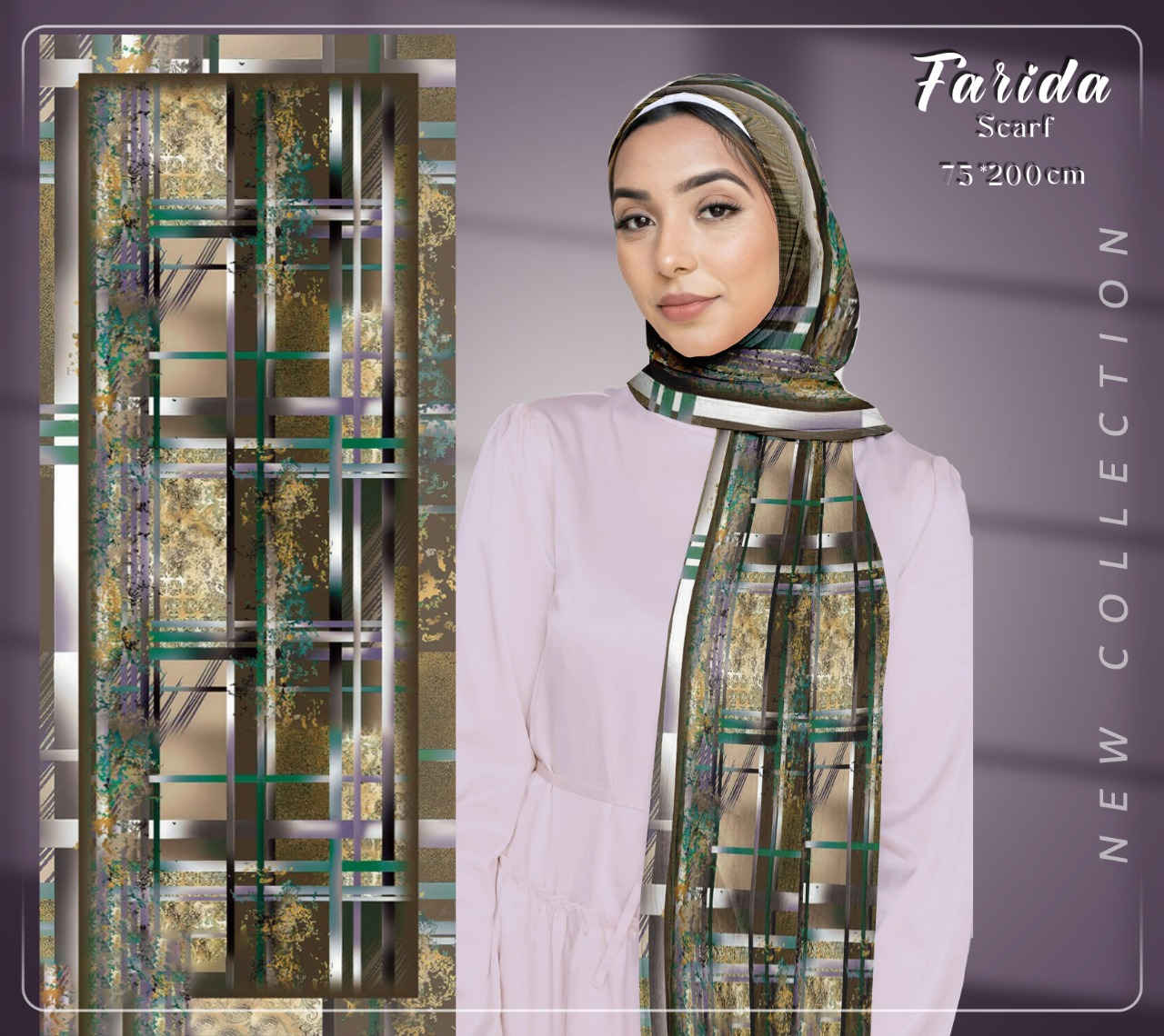"جمالك يبدأ من التفاصيل. 🌸
Farida Scarf.. خامات ناعمة، ألوان تخطف العين، وتصاميم تكمل طلتك."


**إذا كنت صاحب هذا الإعلان وتريد حذفه لأي سبب، رجاءا أرسل رسالة إلى الدعم الفني**