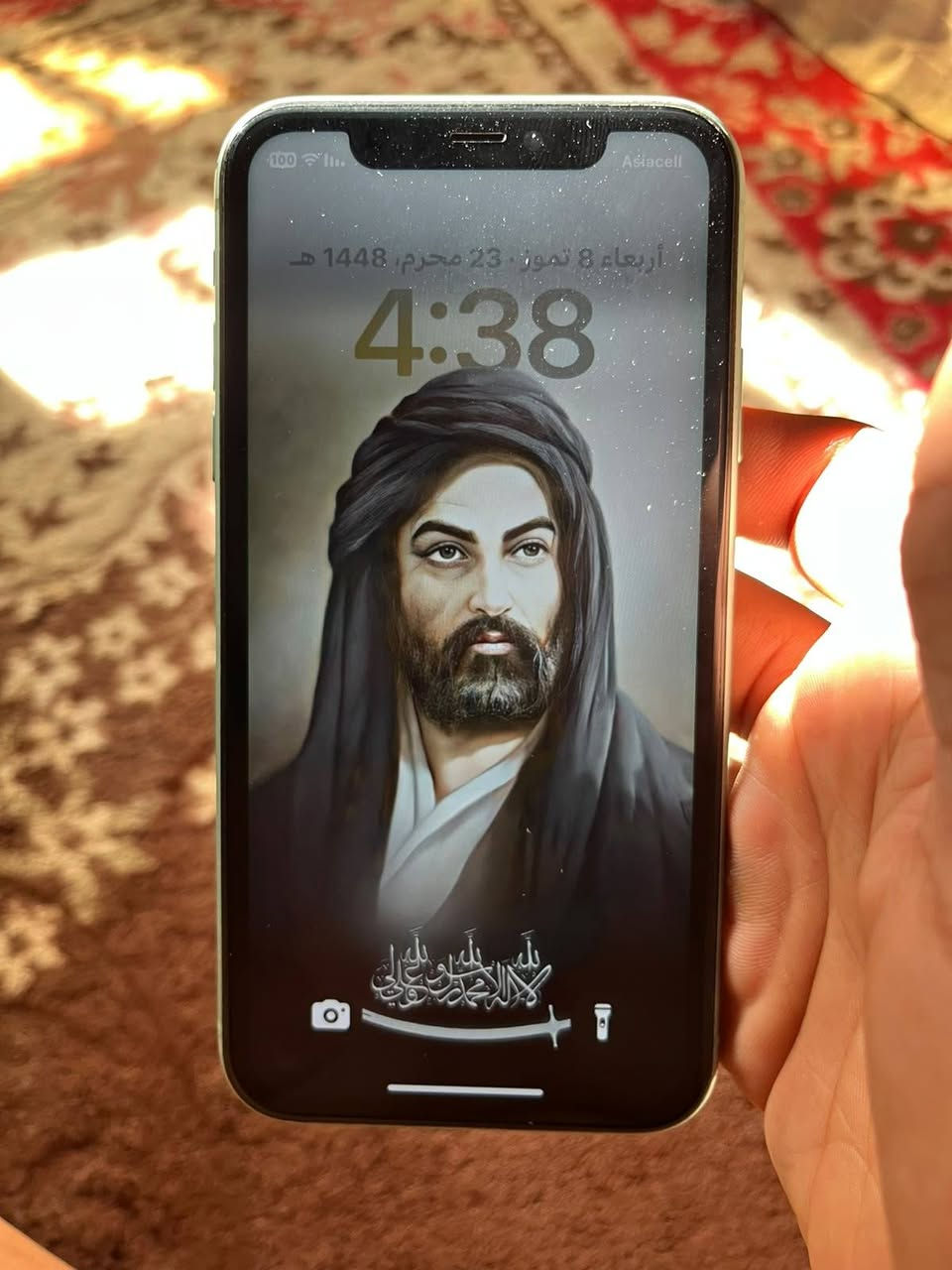 السلام عليكم ايفون 11 عادي شرق اوسط للبيع او المرواس بـ ريلمي 13 برو بلس او 12 برو بلس 
الجهاز نظيف جدًا نظافته 100% الجهاز برغي ما مفتوح بي كله بلادي وياه الكارتون مالته ذاكرة 128 لون سمائي بطارية بلادية 74 الجهاز مابي اي عيب وكامل 
السعر 275
مكاني كربلاء للتواصل ***********
