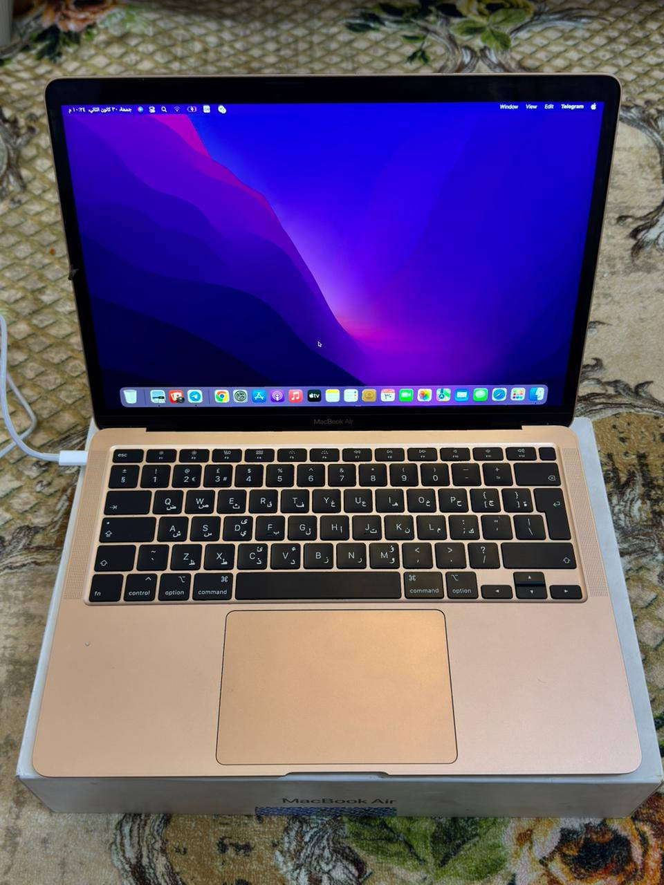 💻 MacBook Air – Intel
الشاشة: 13.3 بوصة
المعالج: Intel
الذاكرة (RAM): 8GB
التخزين: 256GB SSD
البطارية : 100% مبدل أصلية قبل شهرين

السعر : 325 ألف و بيهة مجال بسيط للشراي
للتواصل : ***********
