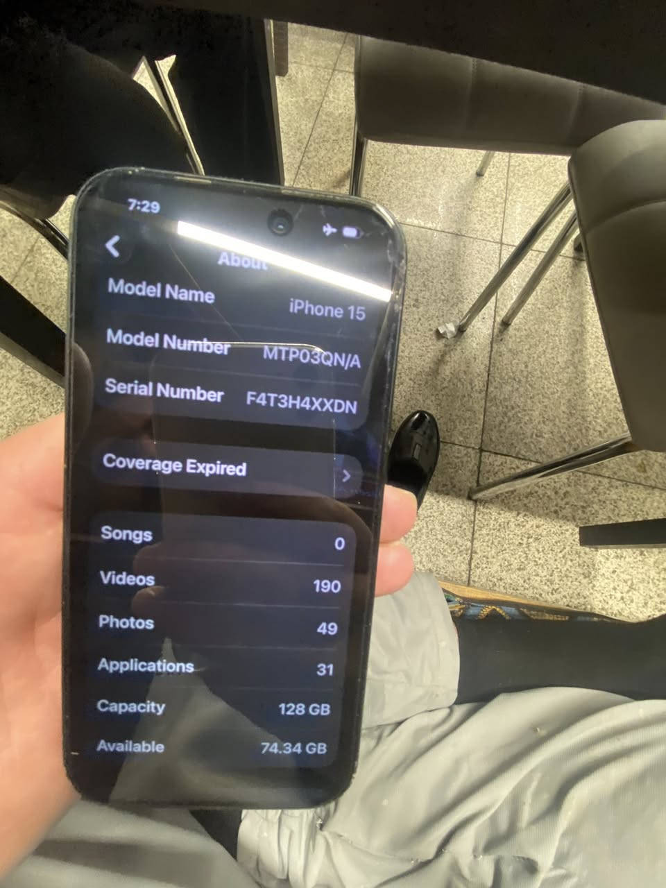 ئايفون ١٥ دوكاميره ١٢٨ تاك سيم ما بدل أي شي كسر جام 
415$
أربيل 
***********
