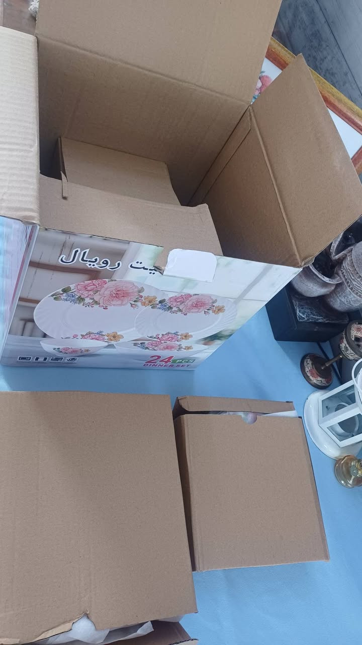 💎سيت رويال  نوع اوبال يجنننن 
ينفع هدية وينفع للعزومات 🥰
💎٢٤ قطعة يجي كامل بالباكيت 
٦ صحن نفر  ٦ صحن حلاوة  
٦ مثارد  ٦ كاسات شوربة 
💰كل السيت ب٣٠ الف فقطط 
للحجز المراسلة على الخاص 
توصيل جميع محافظات العراق


**إذا كنت صاحب هذا الإعلان وتريد حذفه لأي سبب، رجاءا أرسل رسالة إلى الدعم الفني**