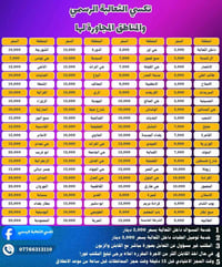 رحلات الثعالبة • محافظات العراق • ذهاب وإياب