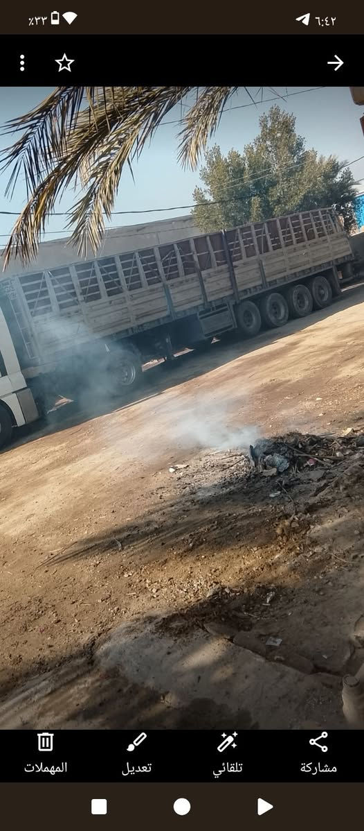 السلام عليكم
عرباانه للبيع 
 تخم تايرات جدجد شاصي مكفول 
مكان بابل الحله 
سعر مناسب جدا 
***********
