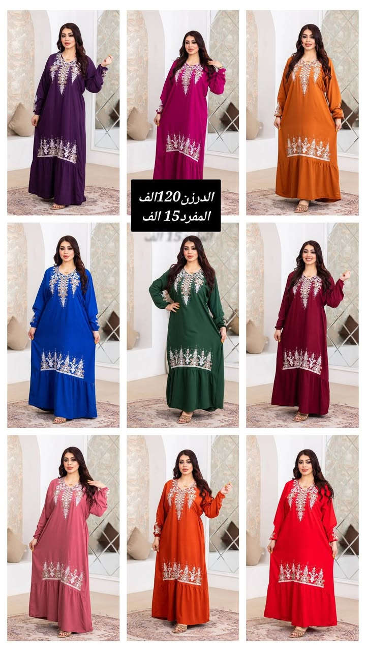 دشداشه  نسائي  🥰 
تطريز+ ستراس 

#الخامايه_قطن_مراسي_مصري

القياس.   2x 3x

السعر . الدرزن 120 الف

سعر المفرد15الف
للحجز التواصل خاص او واتساب ***********
