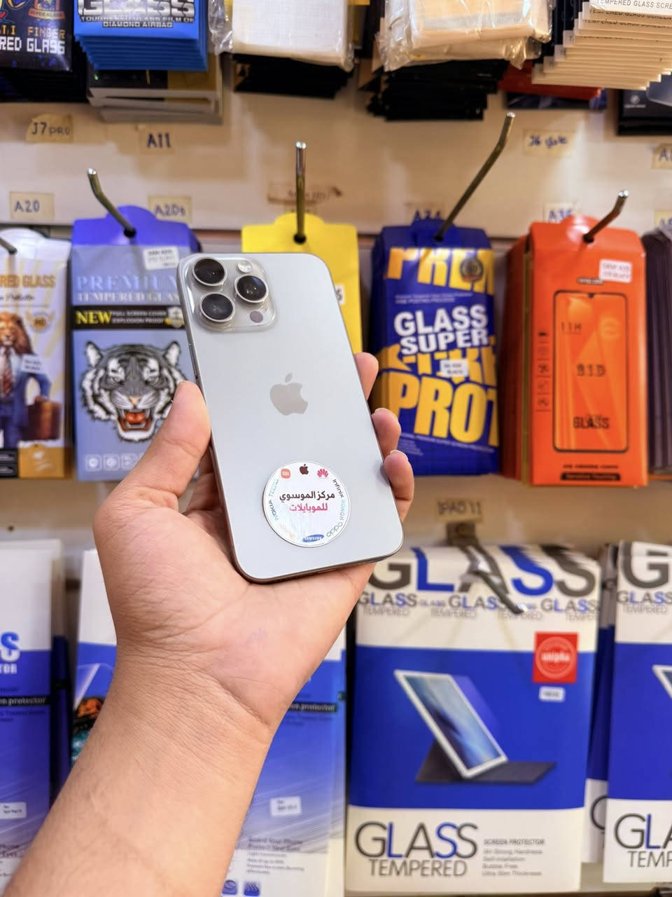 iPhone 15 pro max

البطارية 90 غير مرفوع البطارية

نموذج M (اليابان)

الذاكرة 256

تيتانيوم🔥

كامل ملحقات كارتون + كيبل+ لاصق اصلي+حافظة اصلي مدعوم الشحن لاسلكي

السعر 8🔥🔥
_______________

الضمان لدى مركزنا 5 ايام من تاريخ الشراء✅
-الديوانية—سوك هرج—مركز الموسوي—قراب كراج الطوابق

للحجز

***********
