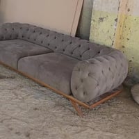 كنب تركي • ٣ قطع • فريم حديد