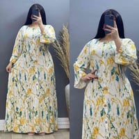 جديد فابلو 💥💥💥  ✨🌿 دشداشة صيفي مشجّر 🌿✨ اختيار مثالي لكل الأذواق 👗✨ 🔹 ...