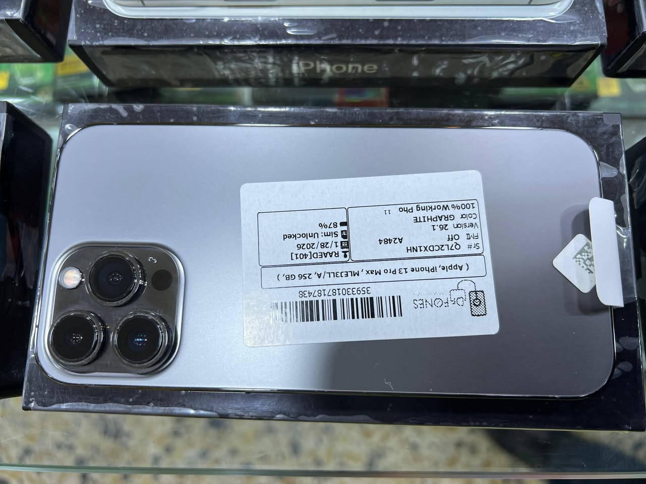 #سنتر_رافد_للموبايل
#قضاء_الفجر
IPHONE 13 Pro max
IPHONE 12 Pro max 
IPHONE 11 pro max 
IPHONE  11
الذاكرة (512  _  256)

بيع نقدا +اقساط ماستر الرافدين فقط 
عنوان المحل شارع الصيدليات  مجاور عيادة بريس


**إذا كنت صاحب هذا الإعلان وتريد حذفه لأي سبب، رجاءا أرسل رسالة إلى الدعم الفني**