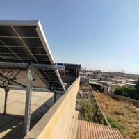 منظومة شمسية • ألواح ٦٥٠ وات • بطارية ١٦ كيلوواط