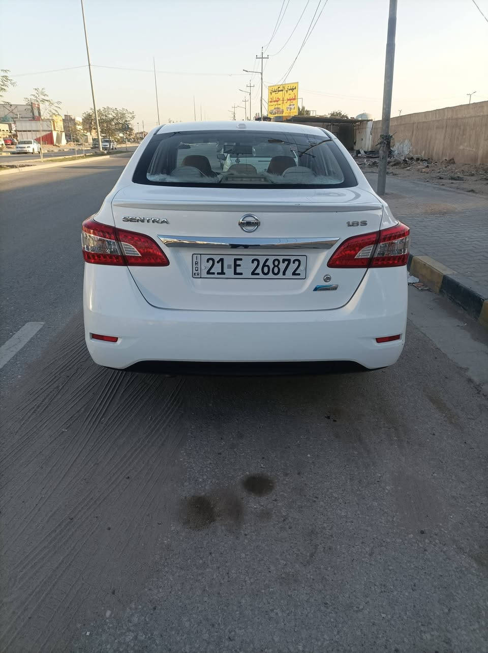 سلام عليكم نيسان سنترا 16 خليجي سبورت مكينه 1800 مانع انزلاق تبريد خلفي اسياره كفالة عامه اسعر  123 وبي مجال  مكان اسياره نجف  ***********
