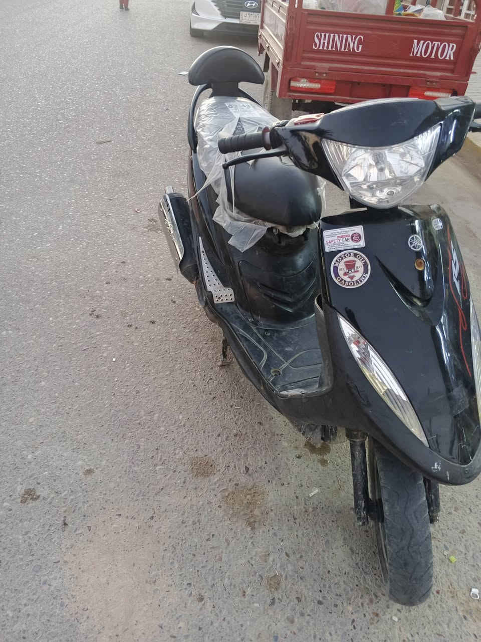 سلام عليكم ماكس عدله للبيع الدرجه مكفوله كهريائيات شغاله الدراجه بيهه أوراق اصوليه الدراجه بوشه 55 فقط مبدل فشكه*********** السعر 650 وبيهه مجال مكاني بغداد الشعب منطقه الثعالبه
