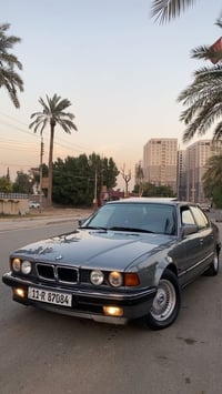 Bmw730 v8 سياره موديل ٩٣ فول موصفات رقم بغداد الانكليزي باسمي تحويل مب...