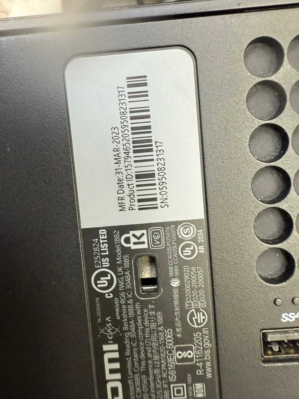 XBOX SERIES X 2023
‎للبيع سيريس x اصدار 2023 الجهاز بوضع الوكاله نضيف حيييل لوك لوك 
‎كامل الملحقات وكارتونه موجود وما مفتوح 
‎السعر 660 الف 
‎الموقع اربيل متوفر توصيل لكافة المحافضات


**إذا كنت صاحب هذا الإعلان وتريد حذفه لأي سبب، رجاءا أرسل رسالة إلى الدعم الفني**