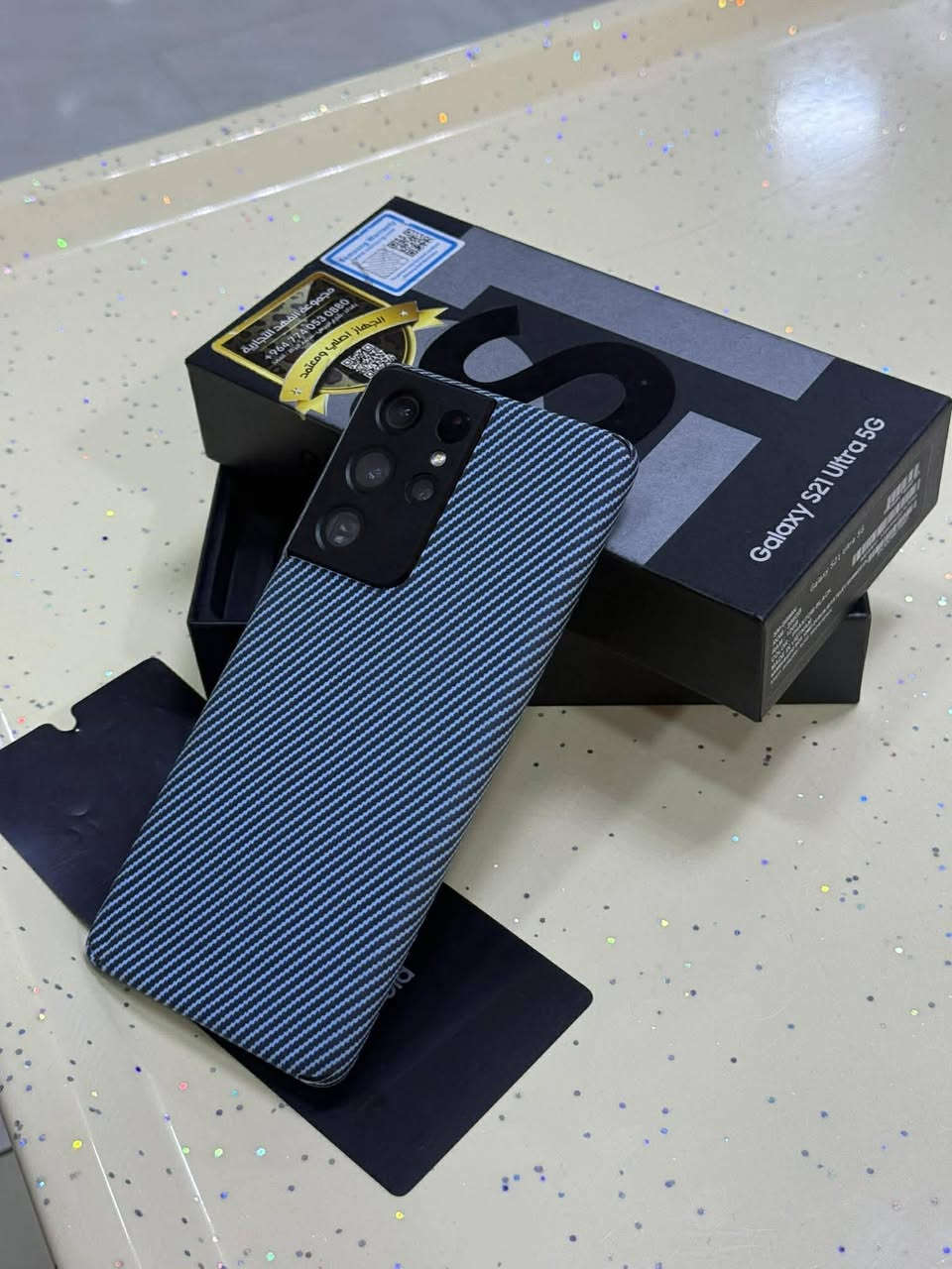 سامسونك s21 الترا
ذاكرة 256 مكفول من الفتح نسخة كورية 

بطارية نضيفة اضمنلك خط ونت ولمس وكلشي

لون الضهر اسود مكفول مغلف جمالية كارتون موجود بدون ملحقات

اعلئ سعر فوك ال 275 بلعافية عليك

تواصل خاص او واتس فقط

***********
