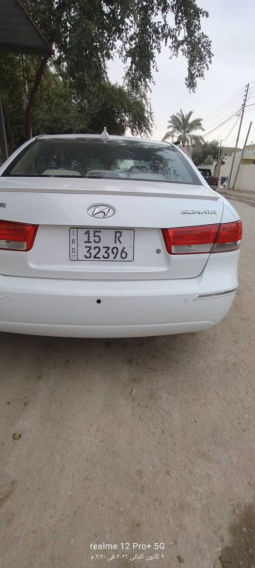 سيارة للبيع سوناتا خليجي لون أبيض موديل 2009 محرك 2400 رقم الأنبار جديد للتواصل والاستفسار  الرقم*********** سعر السيارة 128$
