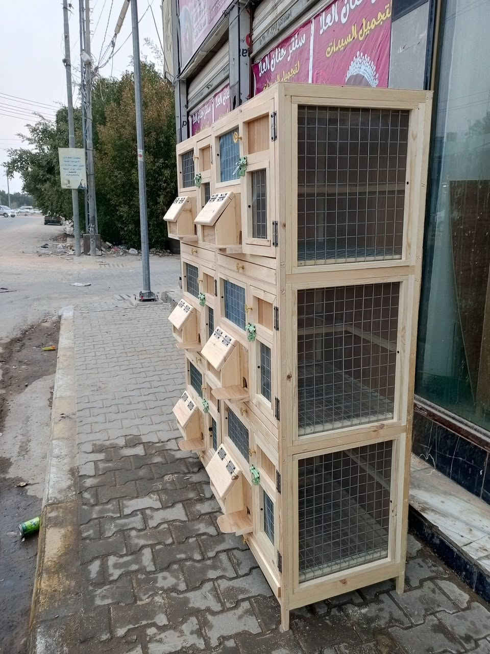 ((يالله)) 
السلام عليكم  عمل جميع الخانات والاقفاص شغل درجة اولى النجف الاشرف حي المكرمه شارع الطاقة للاستفسار  *********** 
.... 
للتنويه العمل الي معروض كله مبيوع  🌺
