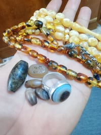 جزع يماني قديم وسبح كهرب للبيع بغداد بلديات ماكو توصيل 07718803342