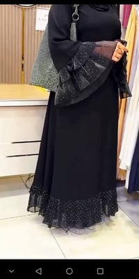 عباية • أسود • كريب