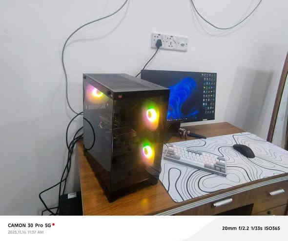 - حاسبة كاملة وشاشة  للبيع جدد ونضيفات استعمال قليل حته ضمان مامخلص
نوع الشاشة : MSI MONITOR G255F
مواصفات الشاشة :
180hz
دقة 1080 × 1920(FHD)
24.5in
Ips
1 مللي ثانية
منفذ HDMI
الشاشة تدعم  Displayport
مواصفات البيسي:
CPU CI5 12400F TRY
AMD RX 6600 8GB 2FAN ASROCK
RAM DDR4 16GB 3200 8×2 TXRUI
M.2 1TB TEAM GROUP MP44L 5000Hz
FAN CPU ALTA 9 DEEPCOOL
PSU Ruix GX 650W 80 Plus Bronze
M.B H610M ONDE DDR4 M.2
CASE LOVINGCOOL LC-T2 BK 3FAN RGB
صارلهة 5 أشهر عندي استعمال كلش خفيف
السعر 980 الف بيهة مجال بسيط
مكاني ☜︎ البصرة / التنومة / شارع 40
حاسبة كاملة وشاشة  للبيع جدد ونضيفات استعمال قليل حته ضمان مامخلص
نوع الشاشة : MSI MONITOR G255F
مواصفات الشاشة :
180hz
دقة 1080 × 1920(FHD)
24.5in
Ips
1 مللي ثانية
منفذ HDMI
الشاشة تدعم  Displayport
مواصفات البيسي:
CPU CI5 12400F TRY
AMD RX 6600 8GB 2FAN ASROCK
RAM DDR4 16GB 3200 8×2 TXRUI
M.2 1TB TEAM GROUP MP44L 5000Hz
FAN CPU ALTA 9 DEEPCOOL
PSU Ruix GX 650W 80 Plus Bronze
M.B H610M ONDE DDR4 M.2
CASE LOVINGCOOL LC-T2 BK 3FAN RGB
صارلهة 5 أشهر عندي استعمال كلش خفيف
السعر 980 الف بيهة مجال بسيط
الرقم واتساب ***********
مكاني ☜︎ البصرة / التنومة / شارع 40
