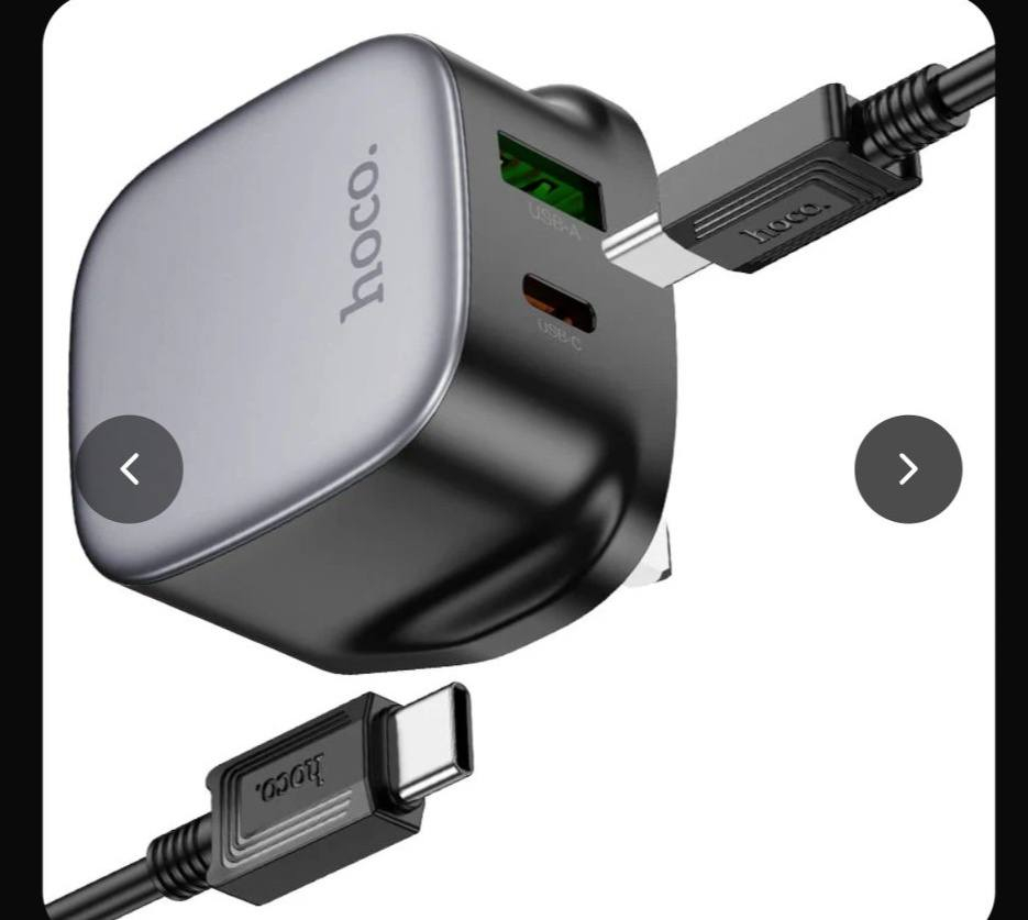 🔋⚡ عرض مميز الآن ⚡🔋
شاحن HOCO CS32B السريع بقدرة 20W وصل حديثاً!
✨ المميزات:
✔️ شحن سريع PD 20W + QC3.0
✔️ منفذين شحن USB + Type-C
✔️ يشحن هاتفين بنفس الوقت
✔️ حماية ذكية من الحرارة وارتفاع التيار
✔️ جودة عالية وتصميم أنيق
✔️ يأتي مع كيبل Type-C بطول 1 متر
📱 مناسب لمعظم الهواتف مثل:
آيفون – سامسونج – شاومي – هواوي وغيرها.
💰 السعر: 10.000 دينار فقط
📍 متوفر الآن – الكمية محدودة
الديوانيه سوك ابو جميغ
راسلنا على الخاص أو واتساب للحجز


**إذا كنت صاحب هذا الإعلان وتريد حذفه لأي سبب، رجاءا أرسل رسالة إلى الدعم الفني**