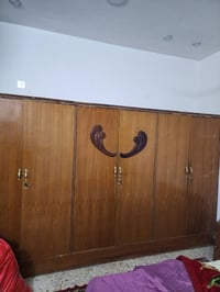 (بغداد الامين الثانية)غرفة نوم صاج عراقي اصلي 6 قطع  سرير معه الدوشك +...